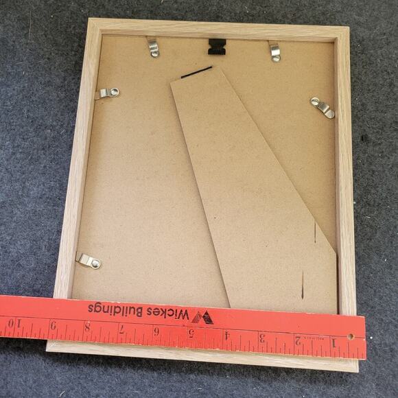 Watercolor Elephant Family Framed Canvas Wall Art ,First We Had Each Other Qu... - Picture 3 of 7